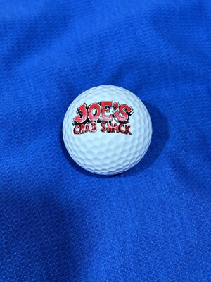 Joe's Crab Shack Logo Golf Ball Pre-Owned  Joe Knows Golf  Advertisement