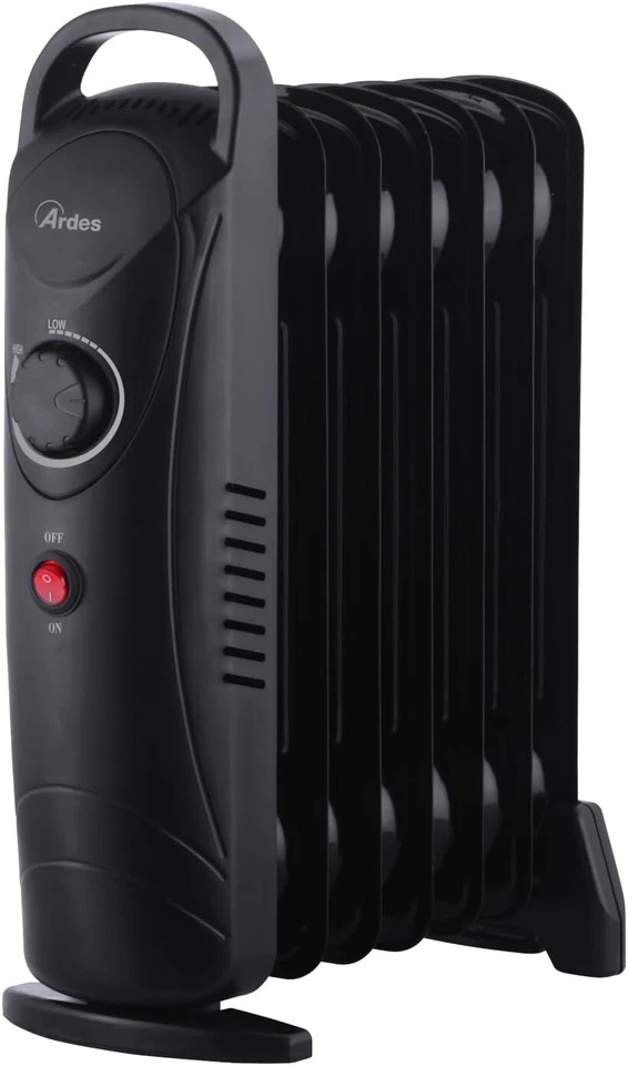 ARDES RADIATORE STUFA TERMOSIFONE ELETTRICO PORTATILE AD OLIO 800W BASSO CONSUMO