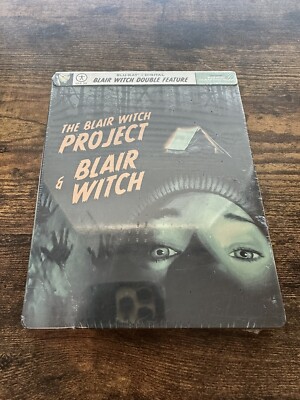 STEELBOOK - THE BLAIR WITCH PROJECT & BLAIR WITCH  (BLU-RAY +DIGITAL) NEW SEALED