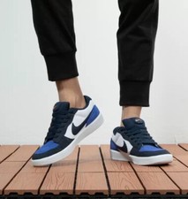 Scarpe da ginnastica Nike SB Force 58 taglia 9, 10 UK uomo HYPER ROYAL retrò vecchia scuola