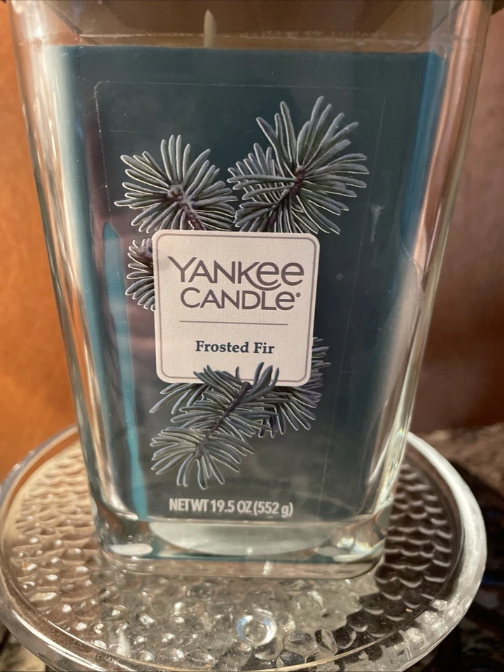 Yankee Candle 19.5 Ounce  "ELEVATION" JAR FROSTED FIR - Image 3 of 4