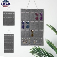 Hanging Sunglasses Storage Bag Display Wall Stand Glasses Holder Organizer US