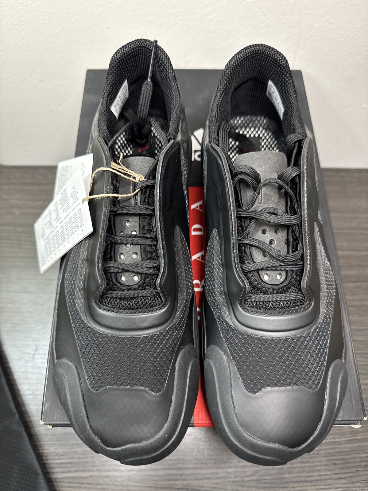 NEW Size 7 Adidas Prada X Luna Rossa 21 Core Black G57868 