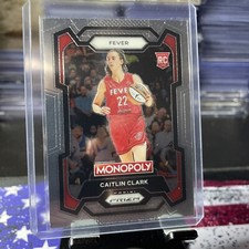 2024 Monopoly WNBA Caitlin Clark Base RC #65 Indiana Fever