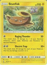 POKEMON CARD STUNFISK 56/214 NO 618 TRAP POKEMON TCG CCG