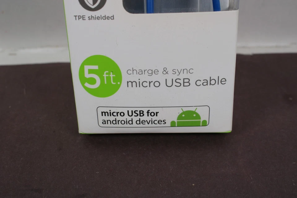 Cable micro USB de carga y sincronización IHome AZUL 5 pies para dispositivos Android LQQK Foto 3 de 4