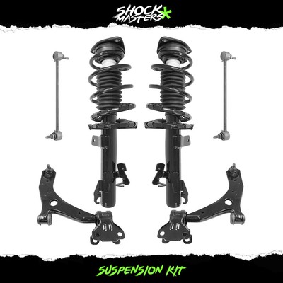 Front Lower Suspension Strut Control Arm & Link Kit for 2010-2013 Mazda 3 FWD