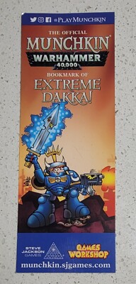 Munchkin Warhammer 40,000 Bookmark of Extreme Dakka (Promo) Special Rules 40K