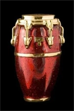 Harmony Jewelry Pin | Conga Drum | Red