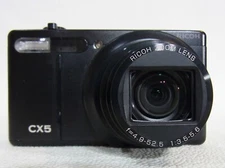 RICOH  CX5,Black,10.7x,3in,10MP Excellent from JAPAN RICOH USED
