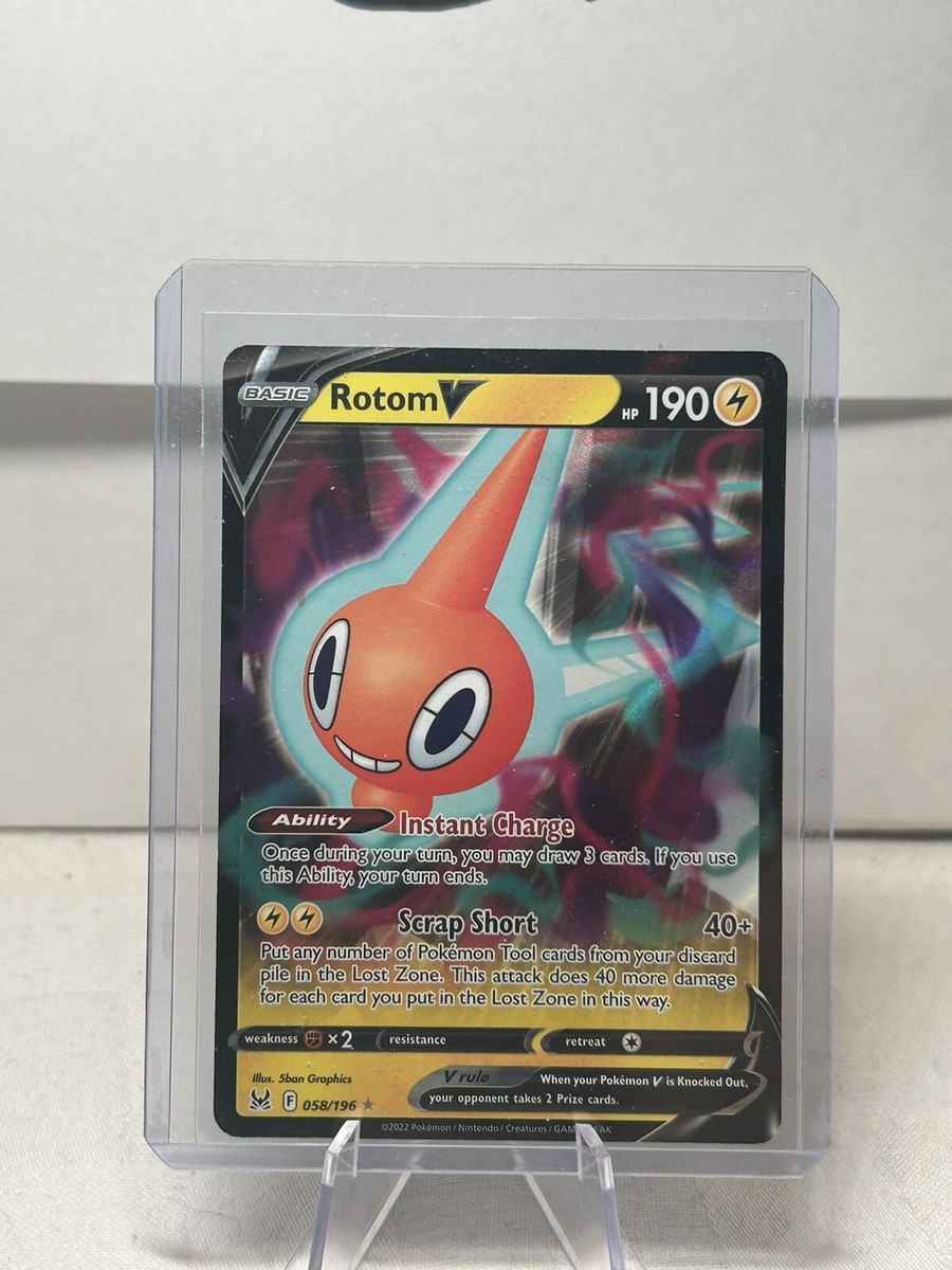 Pokémon TCG Rotom V Sword & Shield - Lost Origin 058/196
