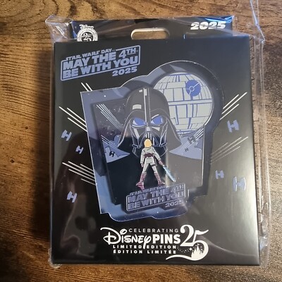 Darth Vader May the 4th Be With You 2025 Limited Edition Jumbo Pin Star Wars Day