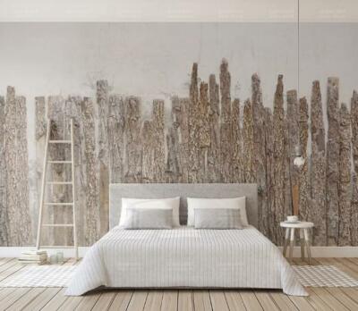 3D Wood Texture ZHUA8203 Wallpaper Wall Murals Removable Self-adhesive Amy