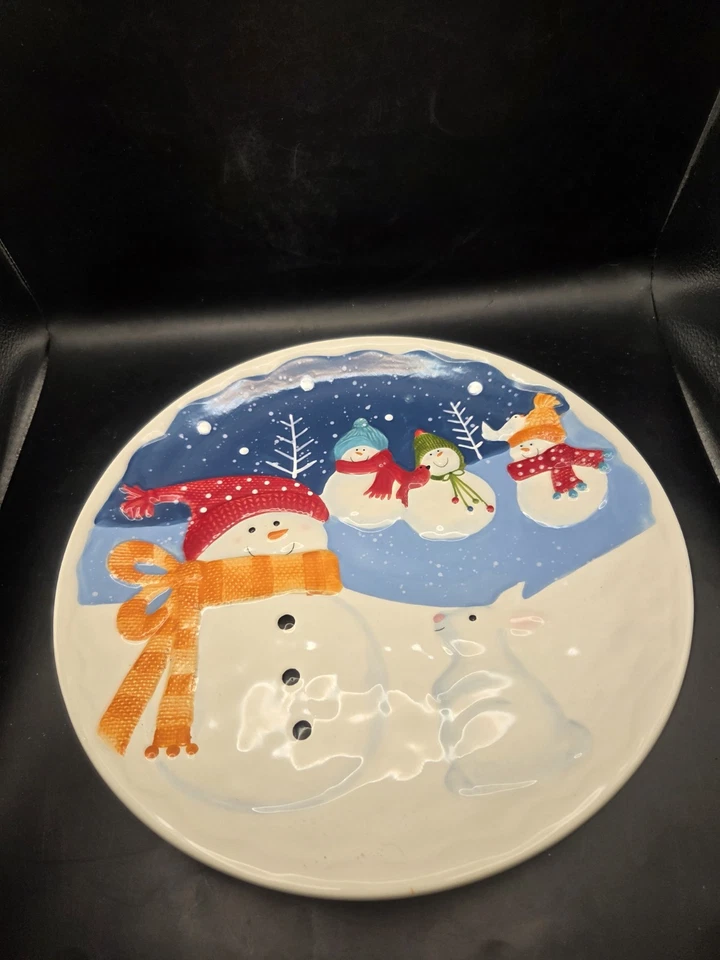 St Nicholas Square Snow Days Decorative Serving Plate - Image 3 of 4