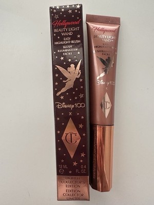 CHARLOTTE TILBURY BEAUTY LIGHT WAND DISNEY100 EDITION PINK TINKER BELL 12ML BNIB