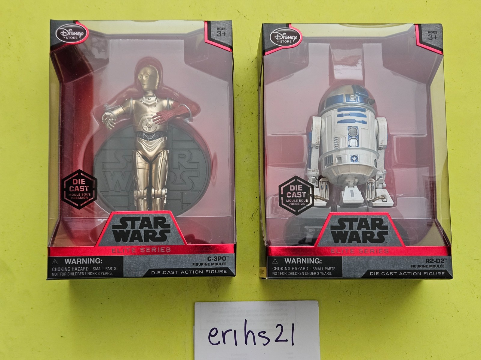 Star Wars Elite Series R2-D2 and C-3PO 7" inch scale Die Cast figures Brand New