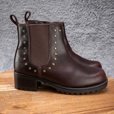 Harley-Davidson Women's Ashby 5-In Pull-On Boots Brown D84718 New Size 6 NEW