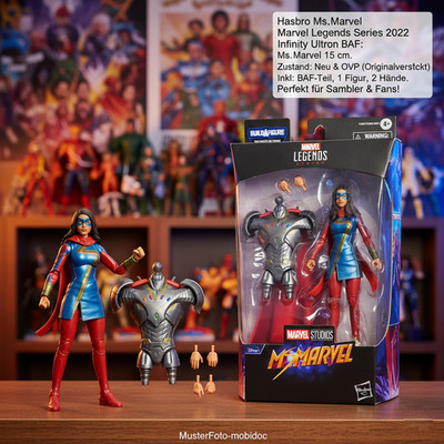 Hasbro Ms. Marvel Marvel Legends Series 2022 Infinity Ultron BAF: Ms. Marvel 15
