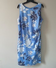 Talbots Size 12 Beautiful Blossoms Ruched Midi Sheath Dress Floral NWT 159.00!!!