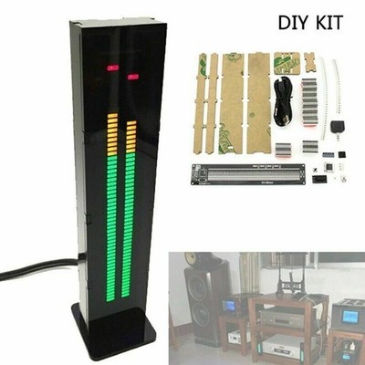 DIY AS60 LED Digital Music Spectrum Audio Sound Level Display VU Meter Analyzer