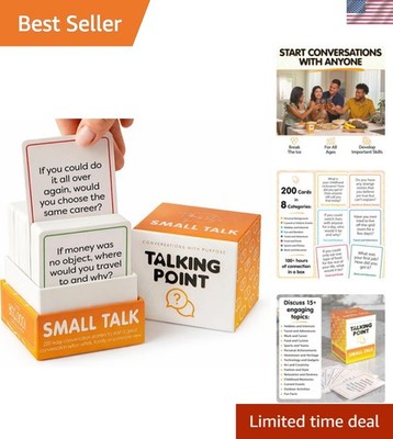 200 Fun Icebreaker Cards, Easy Small Talk Conversation Starters for Adults | ...