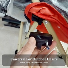Verbindungsst&uuml;ck f&uuml;r Faltst&uuml;hle Erh&ouml;ht die Stabilit&auml;t f&uuml;r Ufer, Wohnmobil,