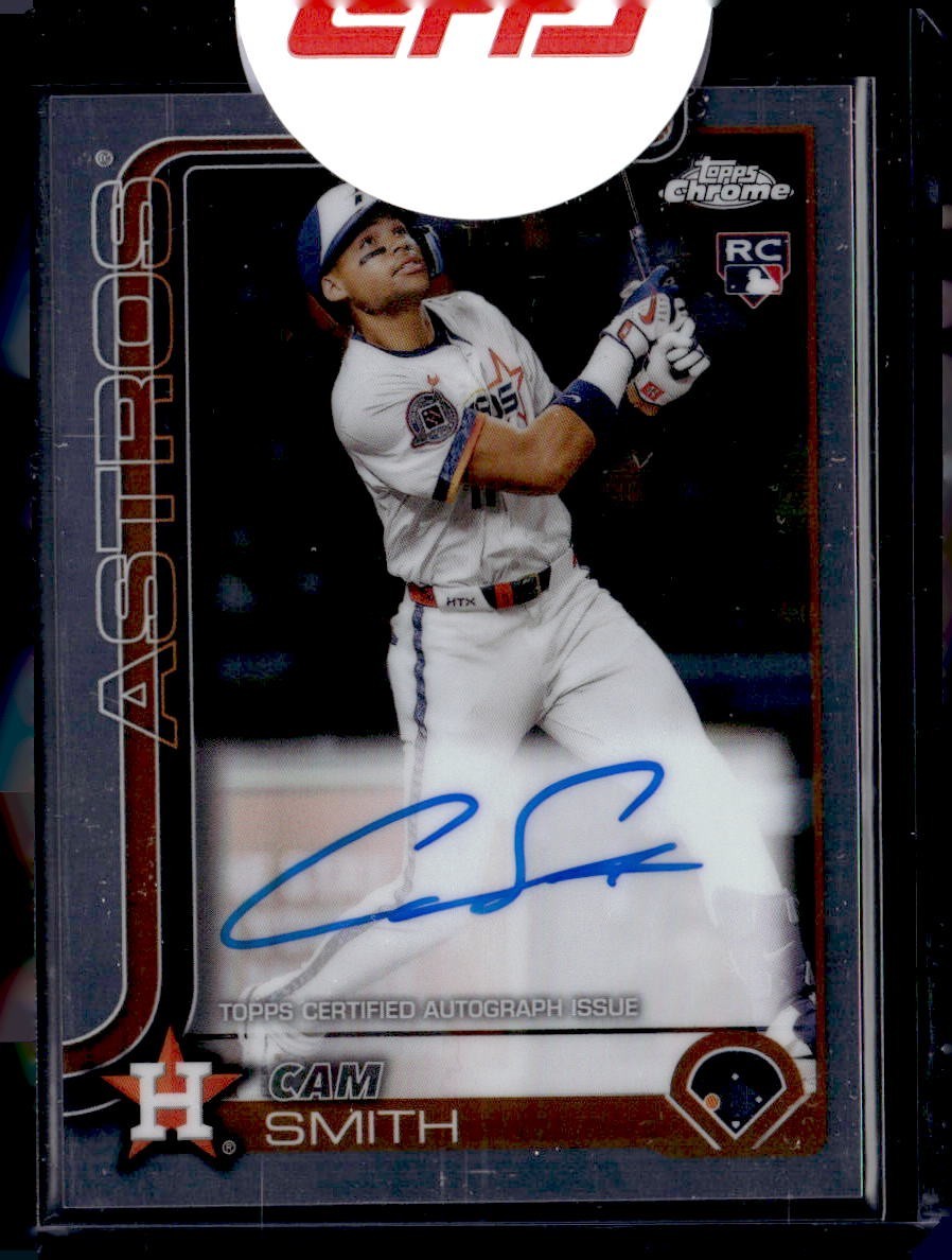 2025 Topps Chrome Rookie Autographs #RACAM Cam Smith LIVE EXCH CARD IN HAND