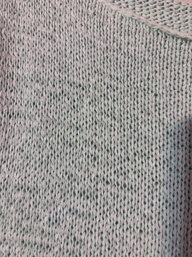 canotta maglia donna uncinetto By Eileen Fisher colore teal taglia large - Foto 7 di 9