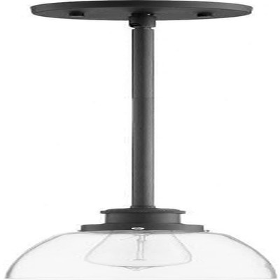 Transitional One Light Pendant in Bronze Finish - Stylish Lighting Solution