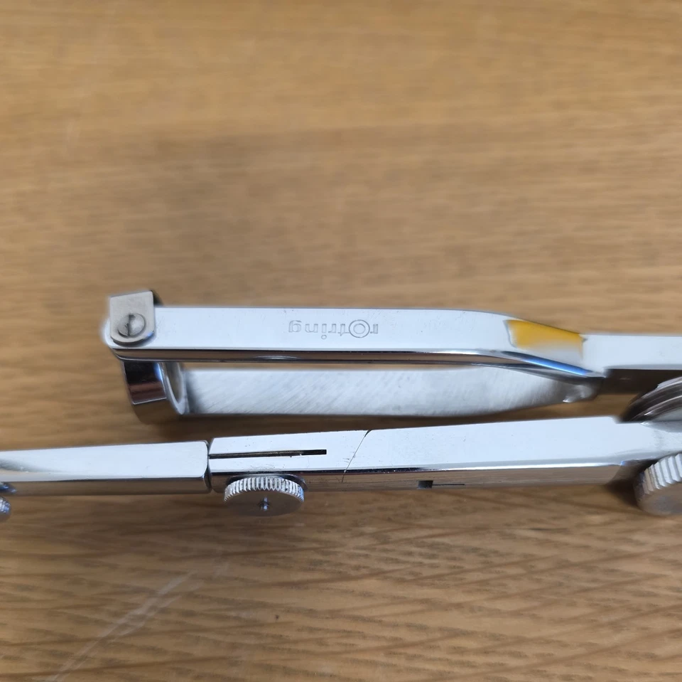 WEST GERMAN ROTRING TECHNICAL COMPASS. WITH ULANO SWITZERLAND ACCESSORIES - Image 3 of 4