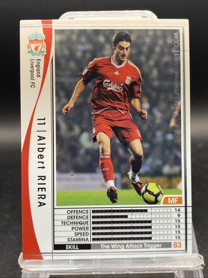 Albert Riera Panini WCCF 2009-2010 Liverpool Regular Japanese SEGA 108/384