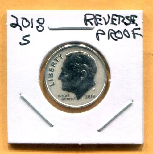 Gem 2018-S REVERSE Proof Ultra-Cameo Silver Roosevelt Dime - Free Shipping