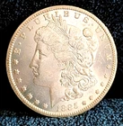 1885 CC Morgan Dollar  MS+++ White Full Feathers 100% Original Gradable Coin