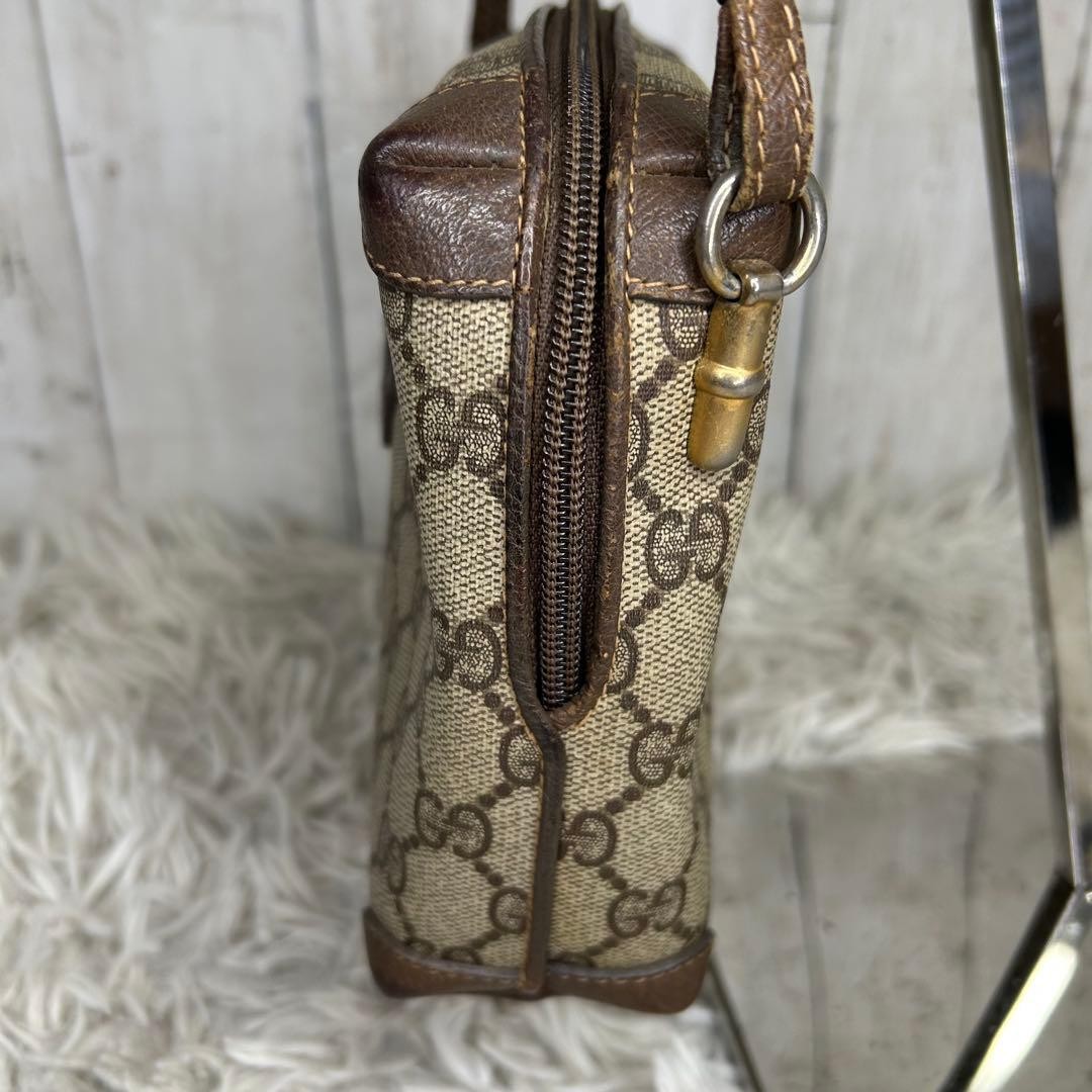 GUCCI Old Gucci Leather Interlocking Shoulder Bag… - image 5