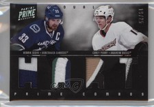 2011-12 Prime Combos Materials 19/25 Henrik Sedin Corey Perry Dual Patch HOF 2d8