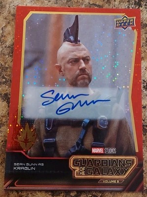 2024 UD Guardians of the Galaxy Vol 3 Sean Gunn As Kraglin AUTO 354/414 Ensemble