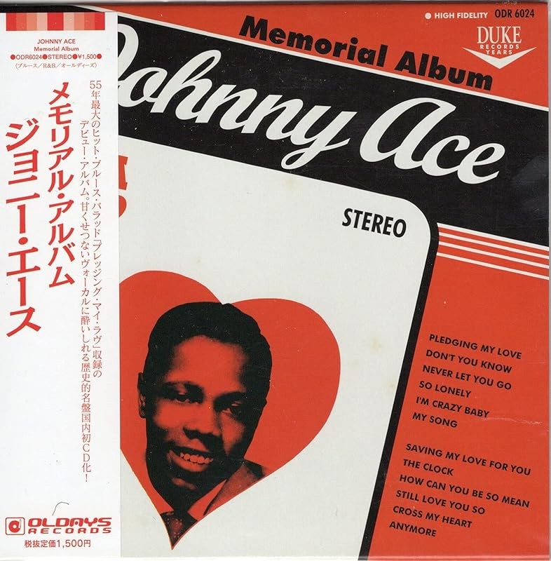 JOHNNY ACE-Memorial Album-JAPAN CD Bonus Track Paper Sleeve ODR-6024