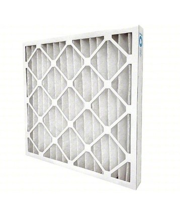 Grainger 14x20x2 MERV 8 Pleated AC Furnace Air Filters.  12 Pack - 6B969