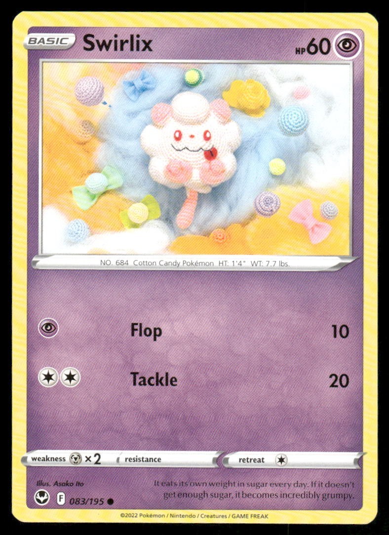 Pokémon TCG Pokémon Swirlix Swirlix Common Regular
