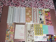 Huge Lot Of Scrapbooking Stickers And Embellishments Borders, Transfers, Wizard
