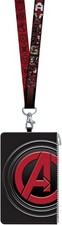  NEW Marvel Avengers: Avengers Logo Deluxe Lanyard with ID Passport Holder