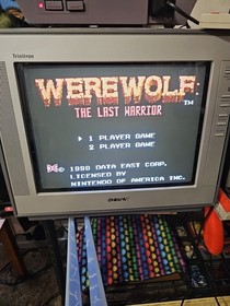 Data East Werewolf: The Last Warrior Nintendo NES NTSC-U/C 1990