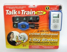 Talk  Train Mini 2-Way Wireless Pet Dog Training collar Hear Now - For Parts