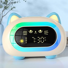ALARM CLOCKS FOR BEDROOMS KIDS ALARM CLOCK WITH DUAL ALARM SNOOZE MODE 10 COLOR
