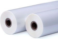 2 Rolls Clear Laminating Film, 3 Mil, 27"x250ft, Gloss Finish, for Machines