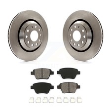 Rear Disc Brake Rotors And Semi-Metallic Pads Kit For Volkswagen GTI K8S-101884