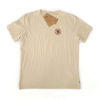 Fjallraven 1960 Logo Men's Size L T-Shirt Fox Sweden NEW Cream Beige Large