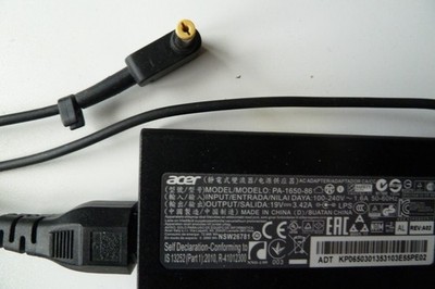 Original Acer Netzteil Ladegerät 19V 3.42A  65W (PA-1650-86)