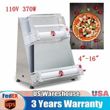 Sfogliatrice a rullo per pasta pizza elettrica commerciale 4-16" macchina per fare pasticceria