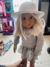 Baby Doll Girl with Long Styling Hair American Style Fashion Dolls 15" BiBi Doll